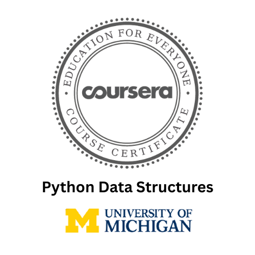 Python Data Structures Certification supporting AI and Automation Learning
