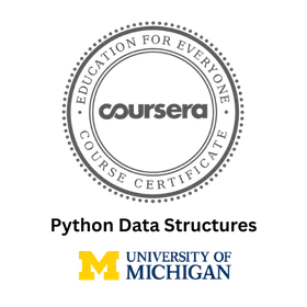 Python Data Structures Certification supporting AI and Automation Learning