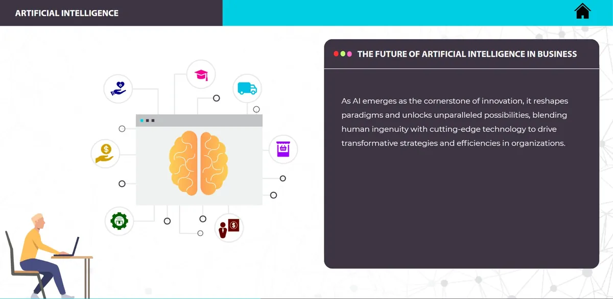 Interactive infographic created using Articulate Storyline and Illustrator