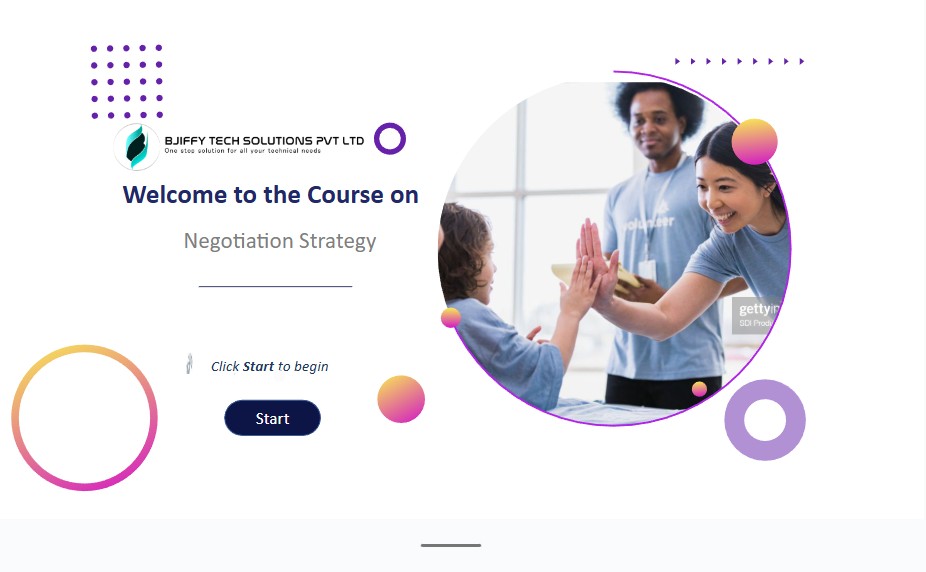 eLearning storyboard sample for corporate training